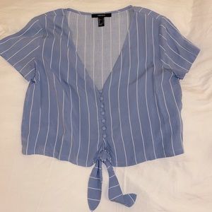 Forever21 blue blouse